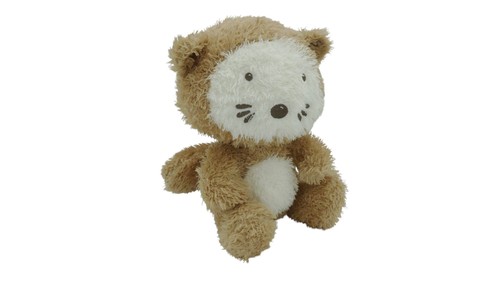 Peluche renard marron blanc - ,