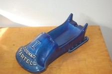 Cendrier publicitaire  " COGNAC MARTELL "-  ST CLEMENT , LUGE , BOBSLEIGT , déco