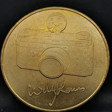 JETON TOURISTIQUE MDP 2010 EXPOSITION PHOTO WILLY RONIS / MEDAILLE 34mm