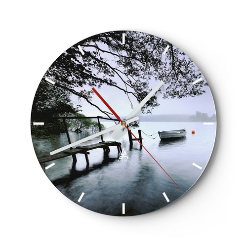 Horloge murale verre - horloge,