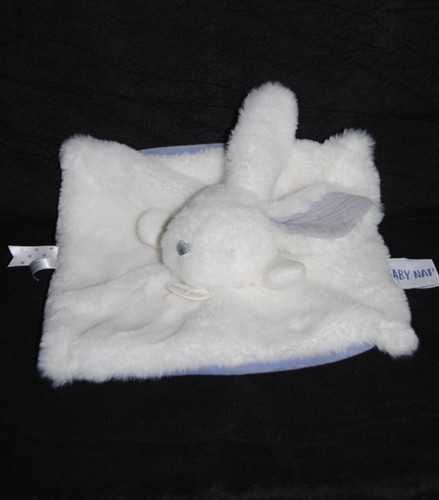 Doudou plat lapin blanc - 🍀doudou,