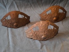 3 plaques dont s/off sapeurs