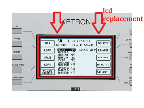 New lcd display - new,