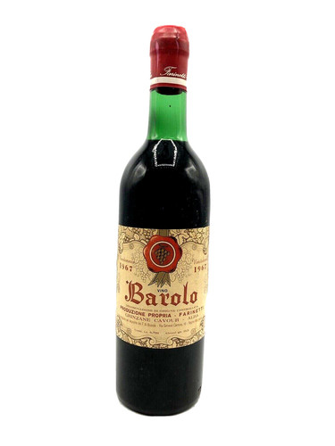 Vin rouge barolo 1967 - barolo,