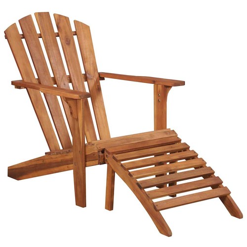 Bois acacia massif chaise - bois,