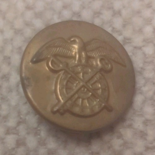 Bouton militaria doré - , en
