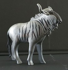 PLAYMOBIL LE GNOU GRIS DE LA SAVANE ANIMAUX ANIMAL SAUVAGES SAVANE FORET