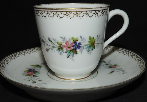 Tasse soucoupe 19ème - soucoupe,