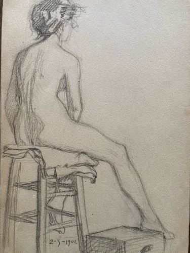 Ancien dessin crayon - ancien,