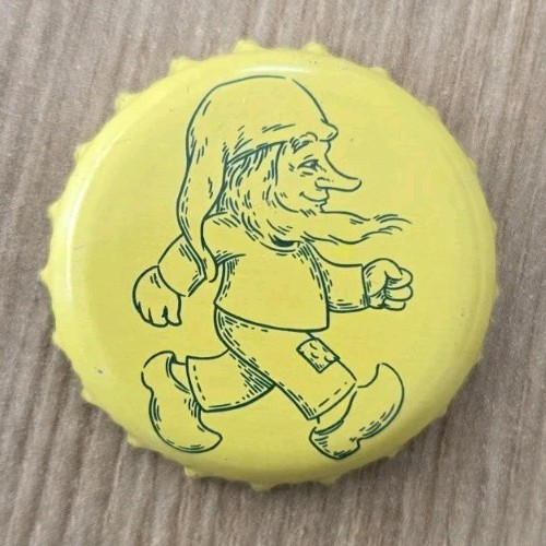 Capsule jaune bière chouffe - ,