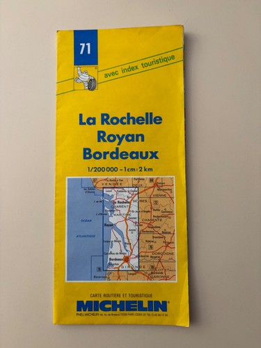 Ancienne carte michelin 71 - ancienne,