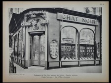 CORDONNERIE DU CHAT NOIR, PARIS, BOULEVARD DES ITALIENS - 2 PLANCHES 1925 -