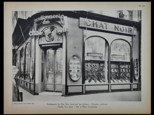 Cordonnerie chat noir - chat,