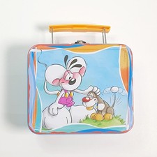 Ancienne petite Valise Pour Feuille DIDDL Métal ExE Valisette DIDDLINA Rare Bloc