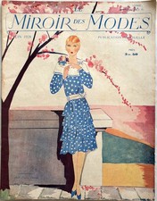 LE MIROIR DES MODES n° 6 Juin 1928 ancienne revue de mode Haute Couture
