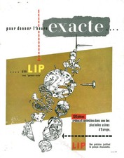 Publicité ancienne montres