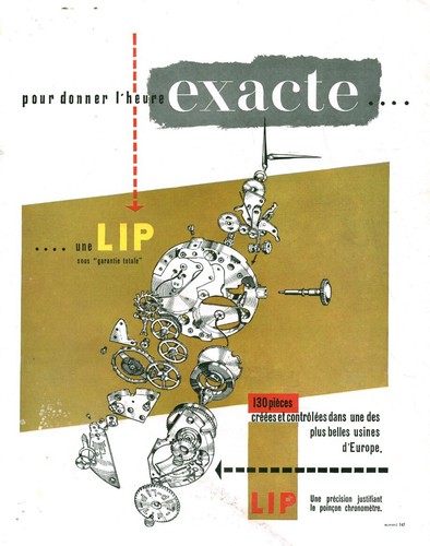 Publicité ancienne montres