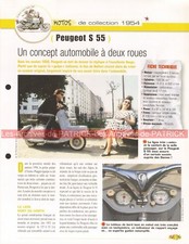 PEUGEOT S 55 S55 1954 Joe Bar Team Fiche Moto #006087