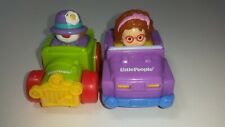 Fisher Price Little People Wheelies 2012 Circus car & 2009 Jeep little Girl