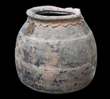 Ancienne ponne Jarre Cache Pot Poterie  /Décoration Jardin extérieur ancien