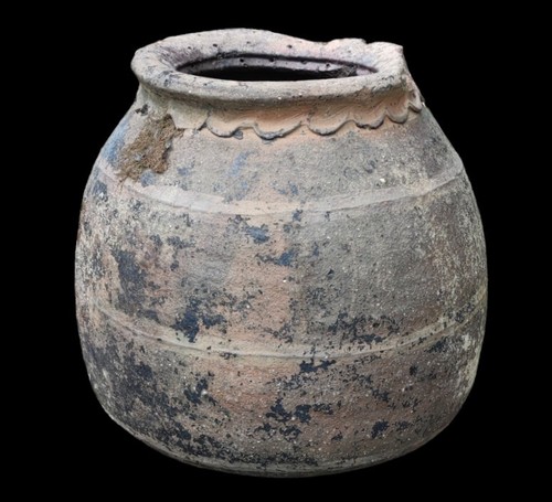 Ancienne ponne jarre cache pot - cache,