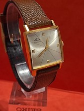 Montre homme MATY BESANÇON Pl or fonctionne + boîte 