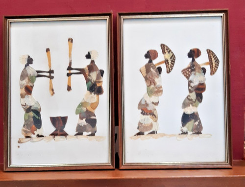 Lot tableaux vintage - lot,