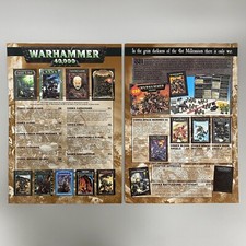 Codex Dark Eldar Orks Space Marines Chaos Warhammer 40,000 Vintage Retro Annonce
