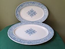 Faïence ancienne CREIL ET MONTEREAU Terre de Fer "Henri II" fin XIX ème 2 Plats