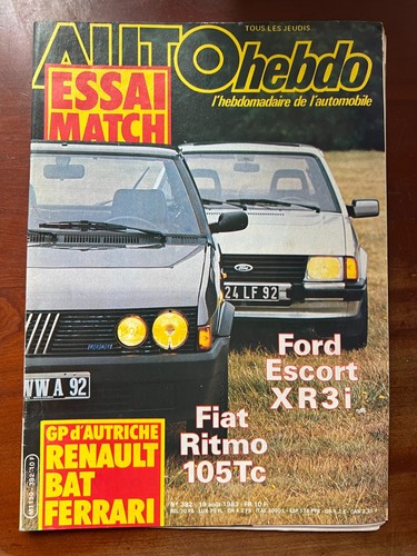 Auto hebdo 382 du - auto,