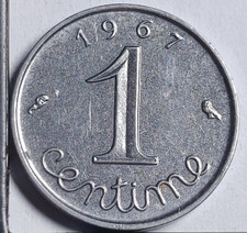 Centime épi 1967 france - 1,