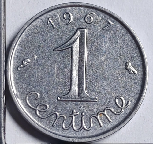 Centime épi 1967 france - centime,