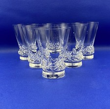 Daum Sorcy 6 Verres À Eau Cristal H 10,7cm Très Bon État Lot 2