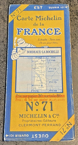 Carte michelin 71 - michelin, n°