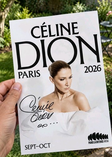Affiche dédicacé céline - affiche,