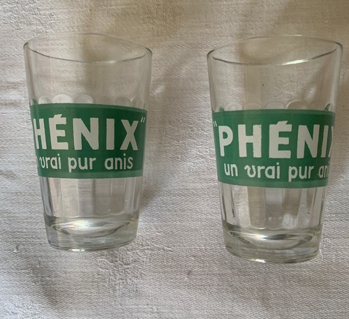 Verres anciens pastis - 2,
