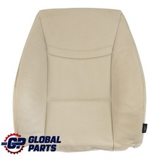 BMW E90 E91 LCI Siège avant gauche Housse de dossier cuir Oyster