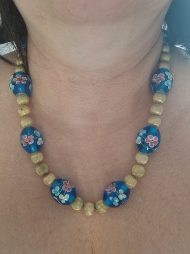 Collier perles sulfures en - collier, de
