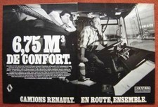 Publicité Papier - Camion Renault R 370 Turboleader De 1984