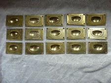 RARE LOT DE QUINZE POIGNEE DE TIROIR MEUBLE DE METIER MARINE