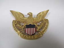 Logo Embleme Sigle Monogramme VOITURE MOTO AIGLE USA Doré Made in France VINTAGE