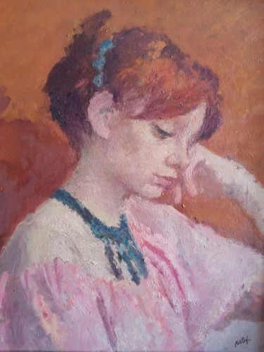 Tableau ancien huile portrait - ancien,