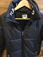 Superbe doudoune à capuche Karl Lagerfeld Kids, taille 14 ans, pour fille