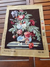 CANEVAS fini ROYAL Paris SENTEURS Fait main demi point de croix