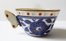 Tasse bol en porcelaine de Chine 18e siècle 18th century anse forme de papillon