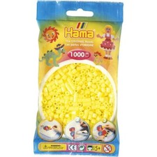 [Ref:207-43] HAMA 1000 PERLES JAUNE PASTEL HAMA