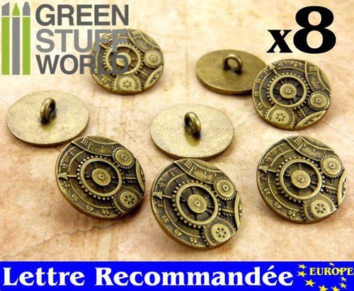 Boutons rouages et - boutons,