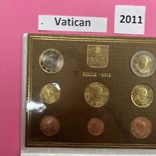 Coffret BU 8 pièces  Vatican 2011  de 1 cnt à 2 euros BU Neuve ?? Benoît XVI