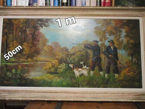 Grand tableau peinture huile
