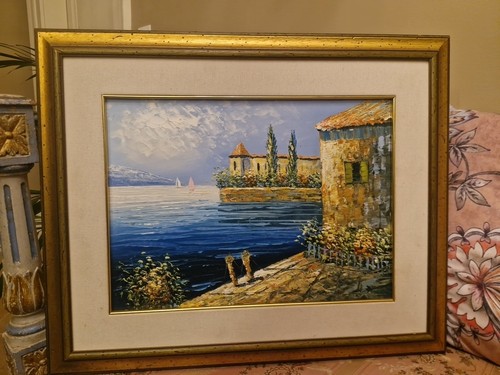 Peinture huile sur toile - huile,